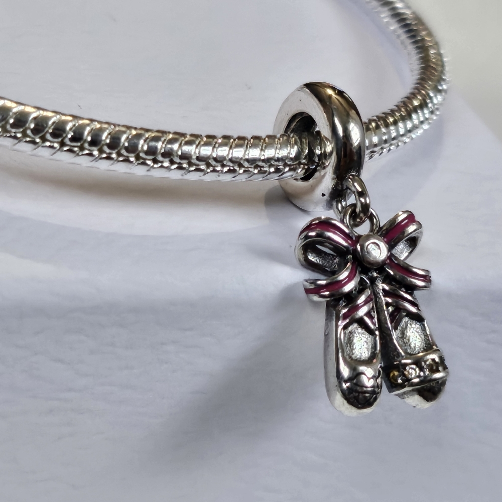 Ballet shoes 🩰  Ale S925  Charm For Bracelet